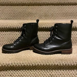 Kensie | Willa Black Combat Boots Size 8